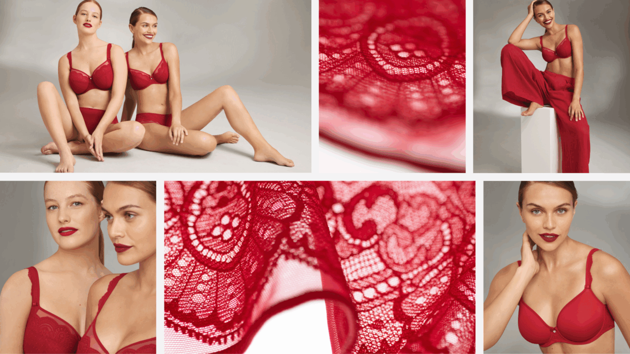 Selma rot Rosa Faia Bügel-BH